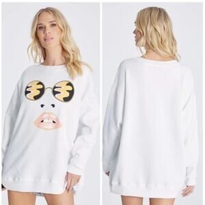 Wildfox Groovy Views Roadtrip Oversized Sweatshirt Dress NWOT